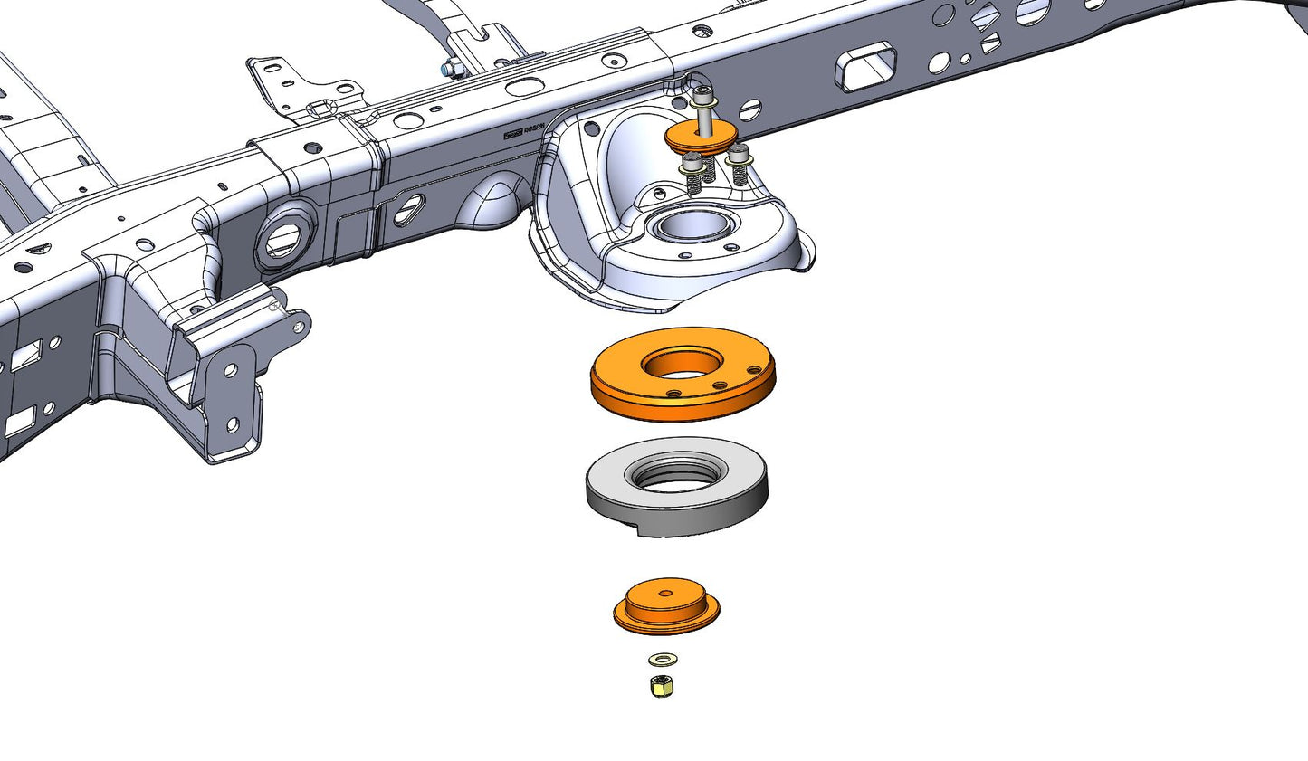 ’21-26 (Gen 3) Ford Raptor Rear Coil Spring Spacer Kit