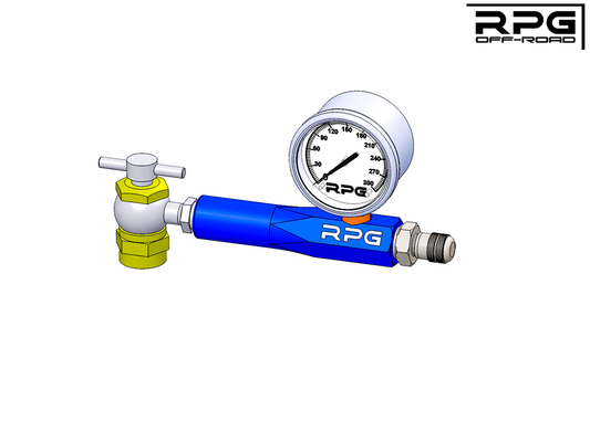 RPG Billet Air Pressure Gauge & Control Valve