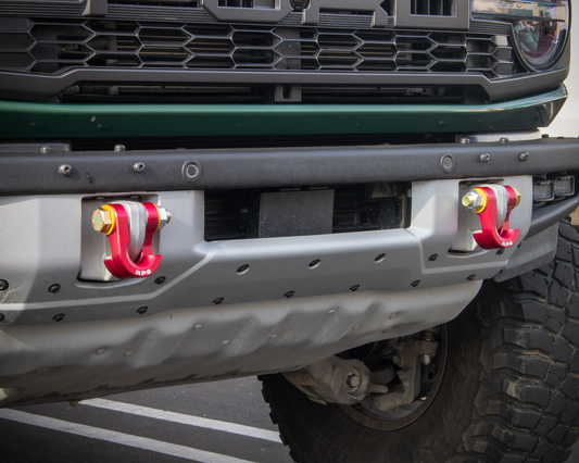 ’21+ Ford Bronco / Bronco Raptor Front Recovery Billet Split Shackle Kit