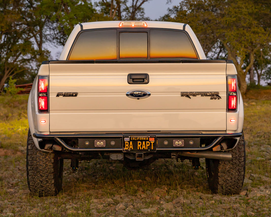 ’10-14 (Gen 1) Ford Raptor Rear Motion Bumper w/ Integrated Trailer Hitch