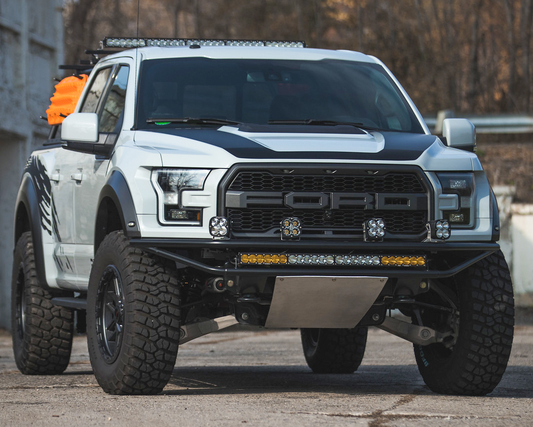 Skid Plate Kit; Gen 2 Raptor PreRunner Bolt-On Front Bumper