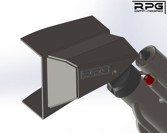 Rear Shock Mount Relocation Kit; Upper and Lower; F150 to Raptor Conversion